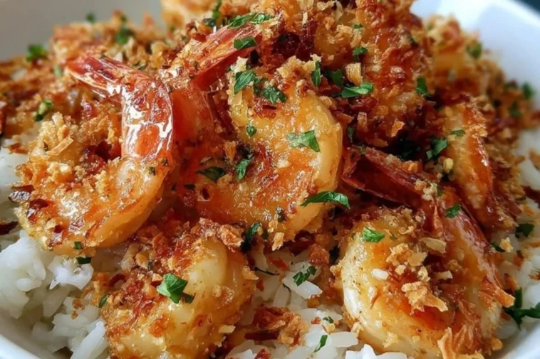 Coconut Crisp Shrimp with Springy Rice 1