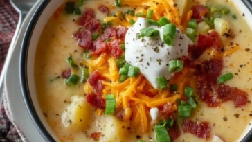Comforting Loaded Baked Potato Soup 1