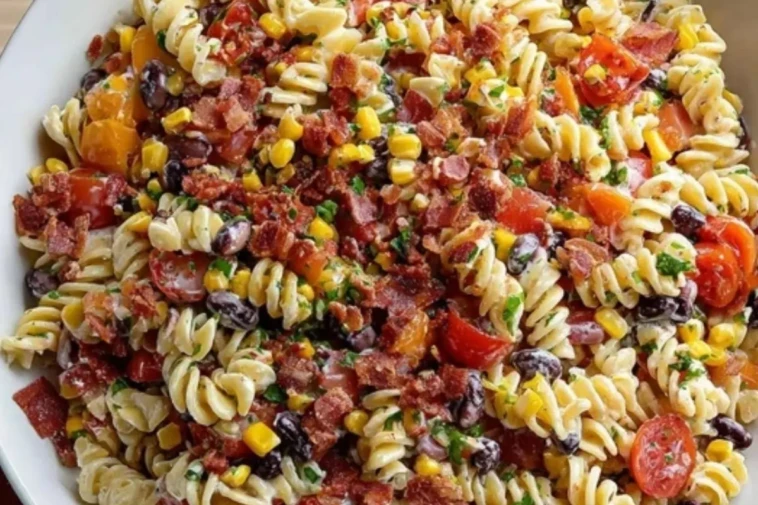 Cowboy Caviar Pasta Salad