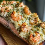 Crab and Shrimp Stuffed Salmon