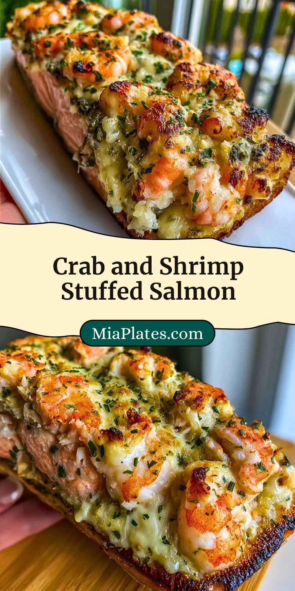 Crab and Shrimp Stuffed Salmon (3)