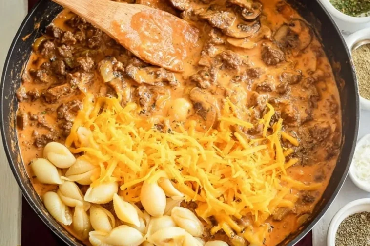 Creamy Beef and Shell 1