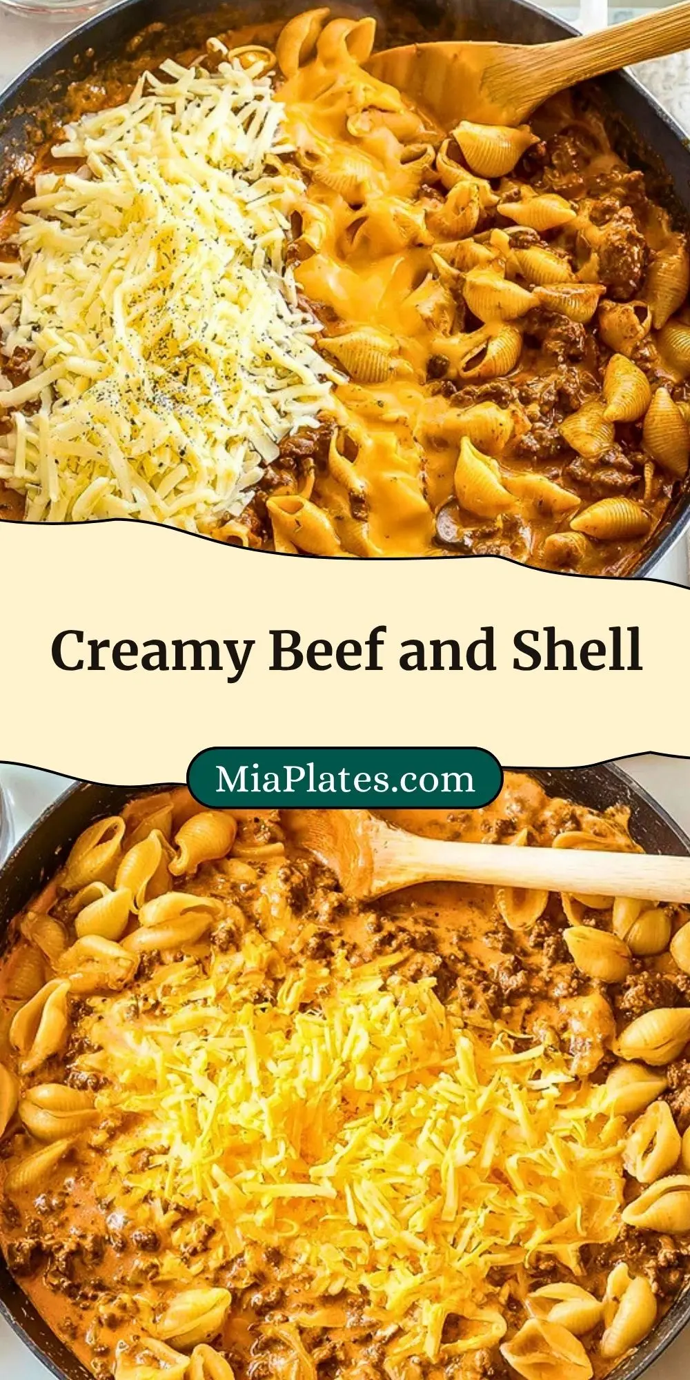 Creamy Beef and Shell Pin 2