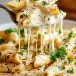 Creamy Garlic Penne Pasta