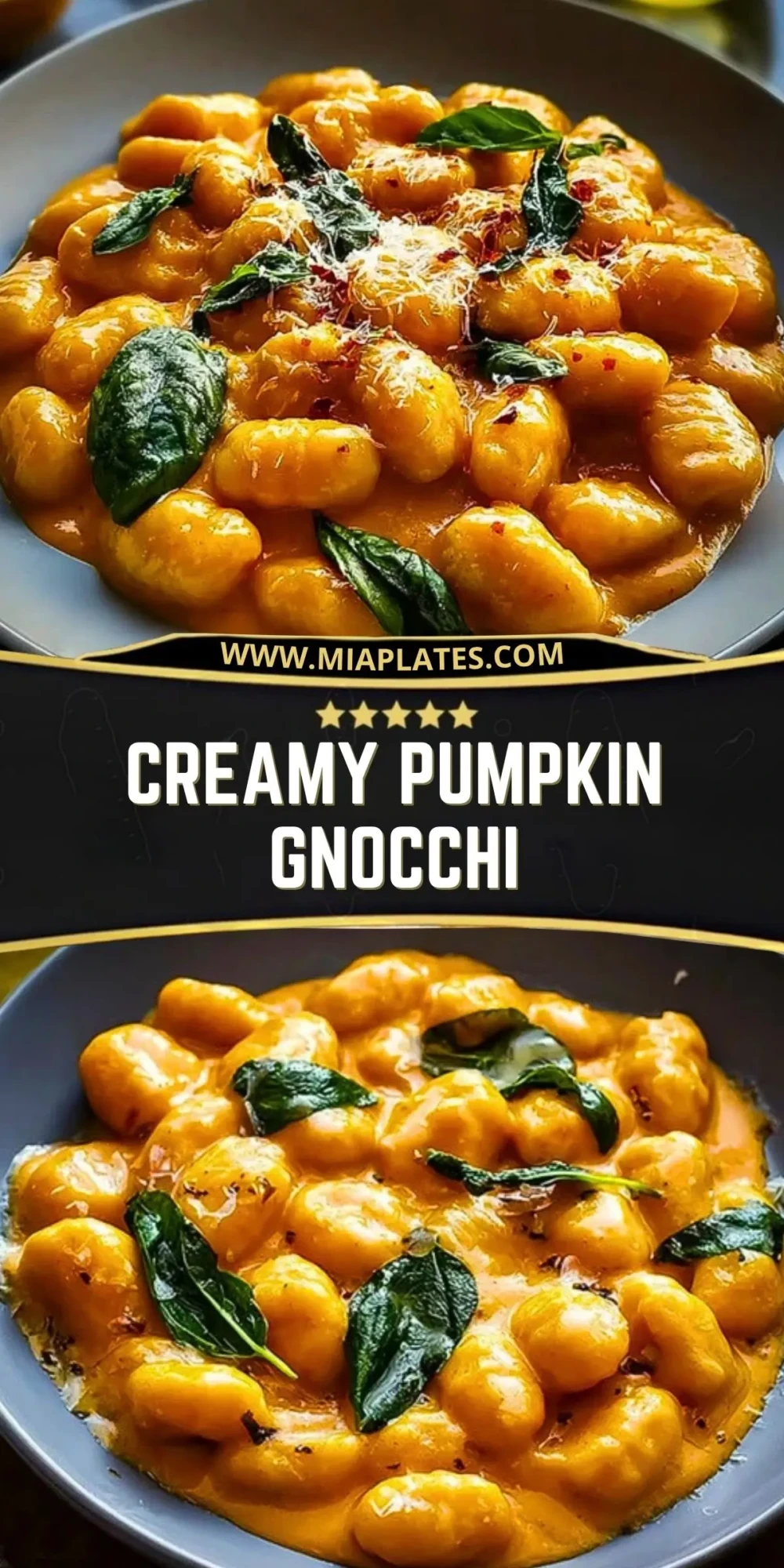 Creamy Pumpkin Gnocchi Pin 1