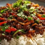 Crispy Chilli Beef Rice