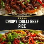Crispy Chilli Beef Rice Pin 1