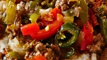 Beef and Pepper Rice Bowls 2