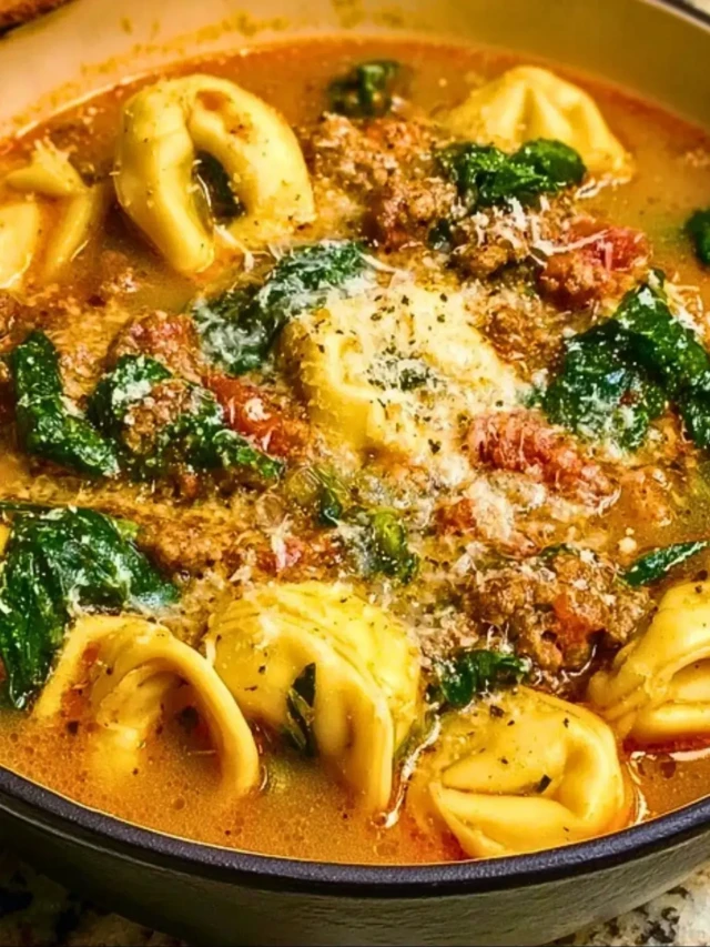 Sausage Tortellini Soup That Warms Every Bite