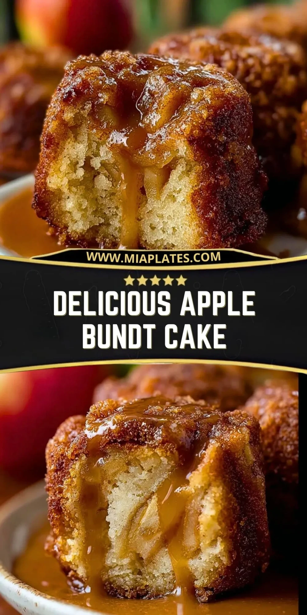 Delicious Apple Bundt Cake Pin 1