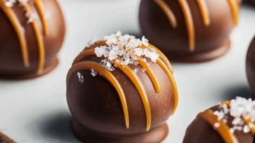 Delicious Salted Caramel Fudge Truffles 1
