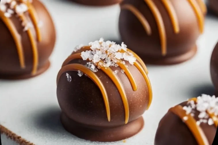 Delicious Salted Caramel Fudge Truffles 1