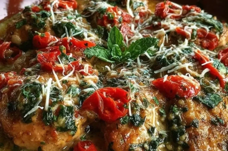 Delicious Slow Cooker Tuscan Chicken