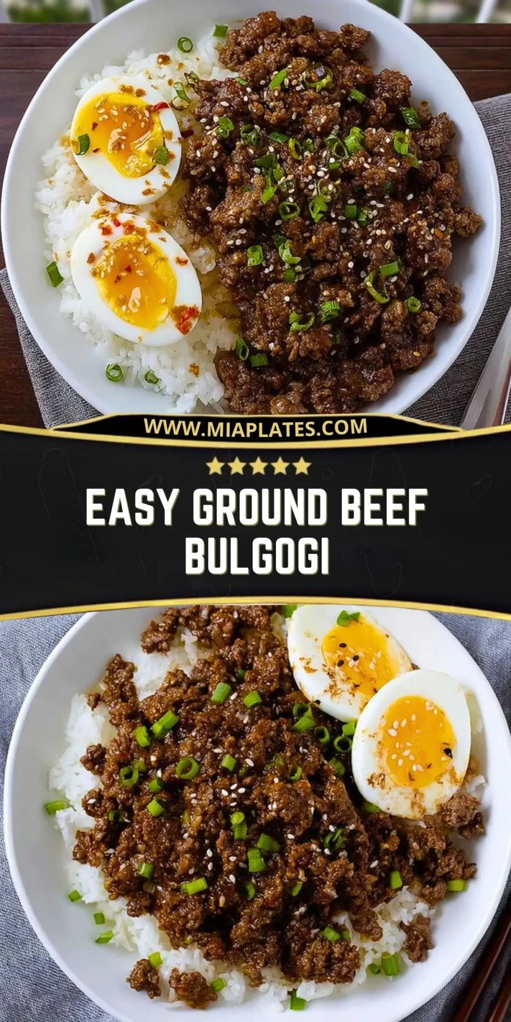 Easy Ground Beef Bulgogi Pin 1