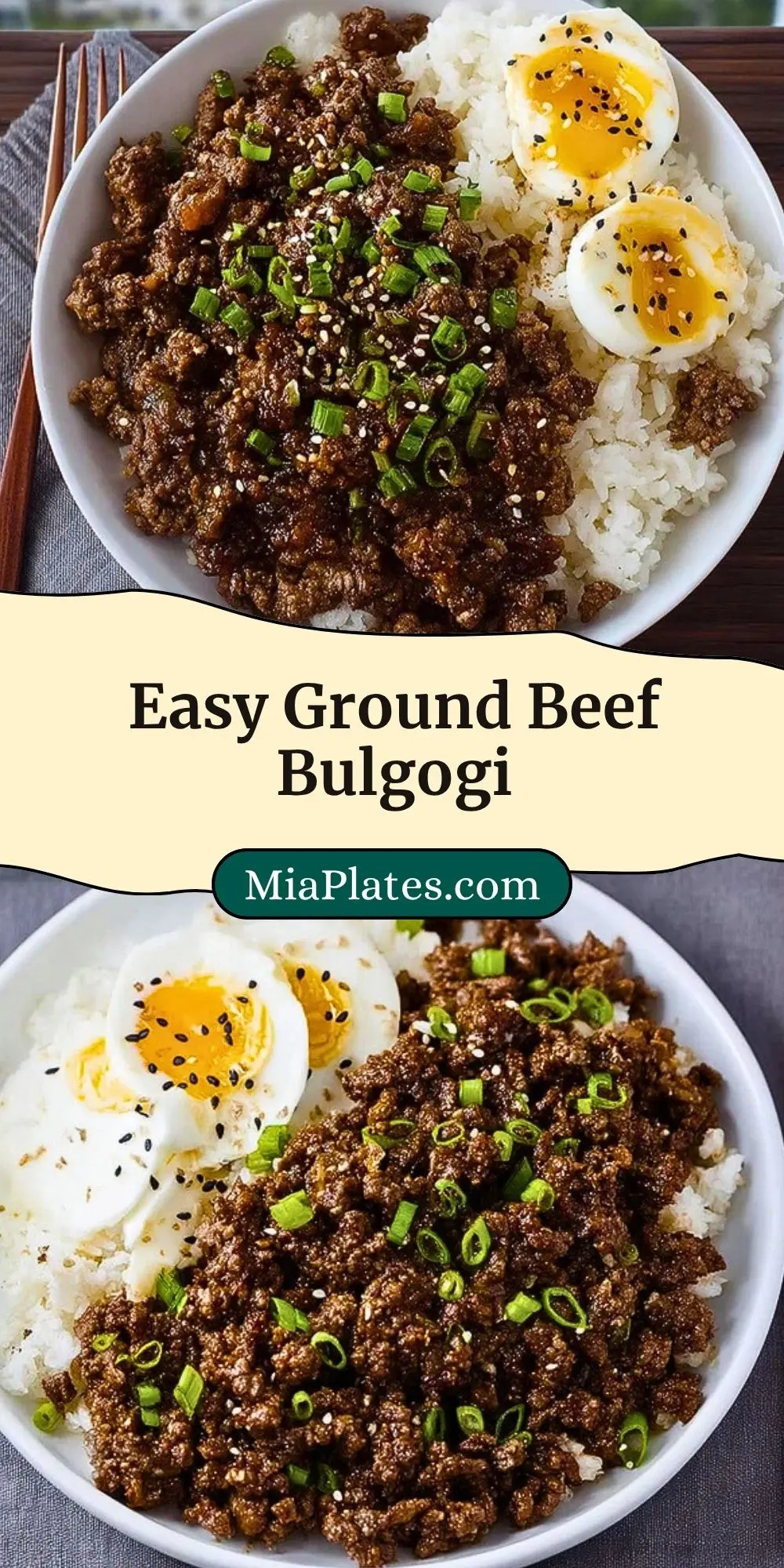 Easy Ground Beef Bulgogi Pin 2