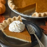 Easy Thanksgiving Pumpkin Pie