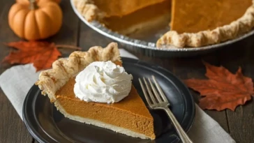 Easy Thanksgiving Pumpkin Pie