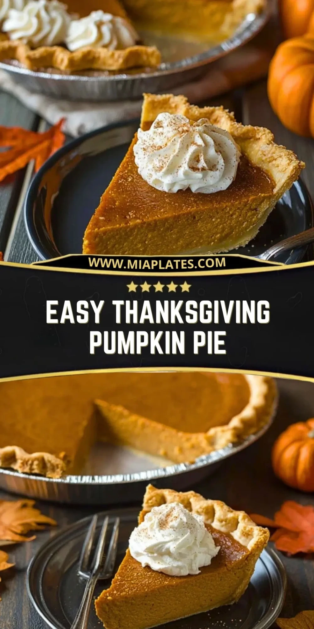 Easy Thanksgiving Pumpkin Pie Pin 1