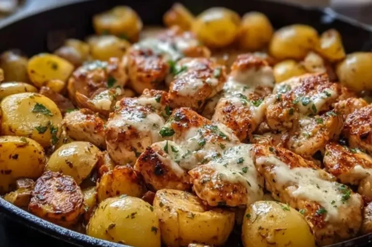Garlic Parmesan Chicken and Potatoes 1
