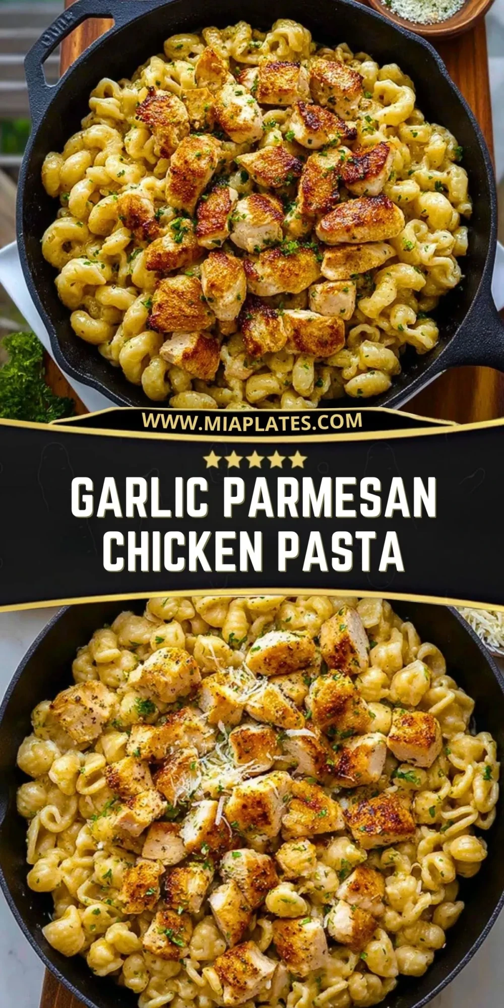 Garlic Parmesan Chicken Pasta (2)