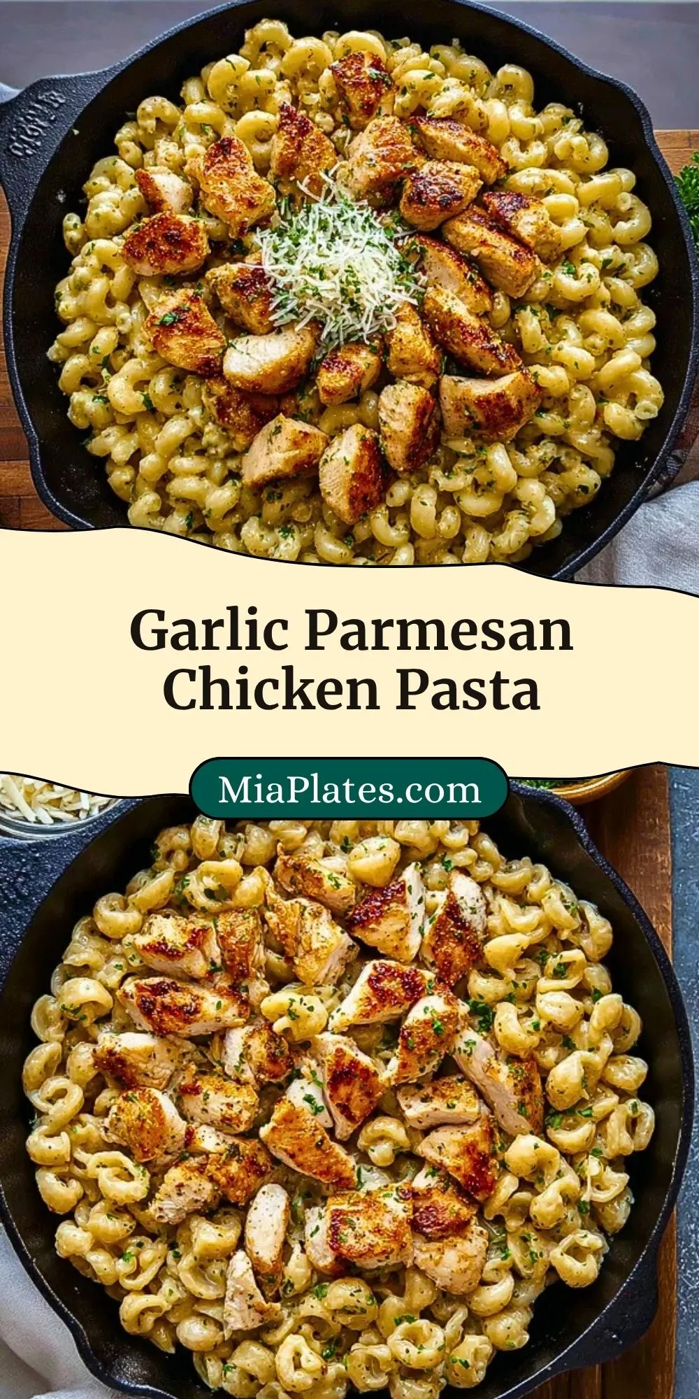 Garlic Parmesan Chicken Pasta (3)