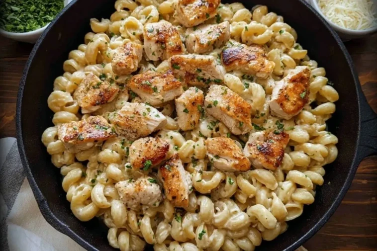 Garlic Parmesan Chicken Pasta