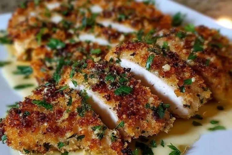 Garlic Parmesan Crusted Chicken 1