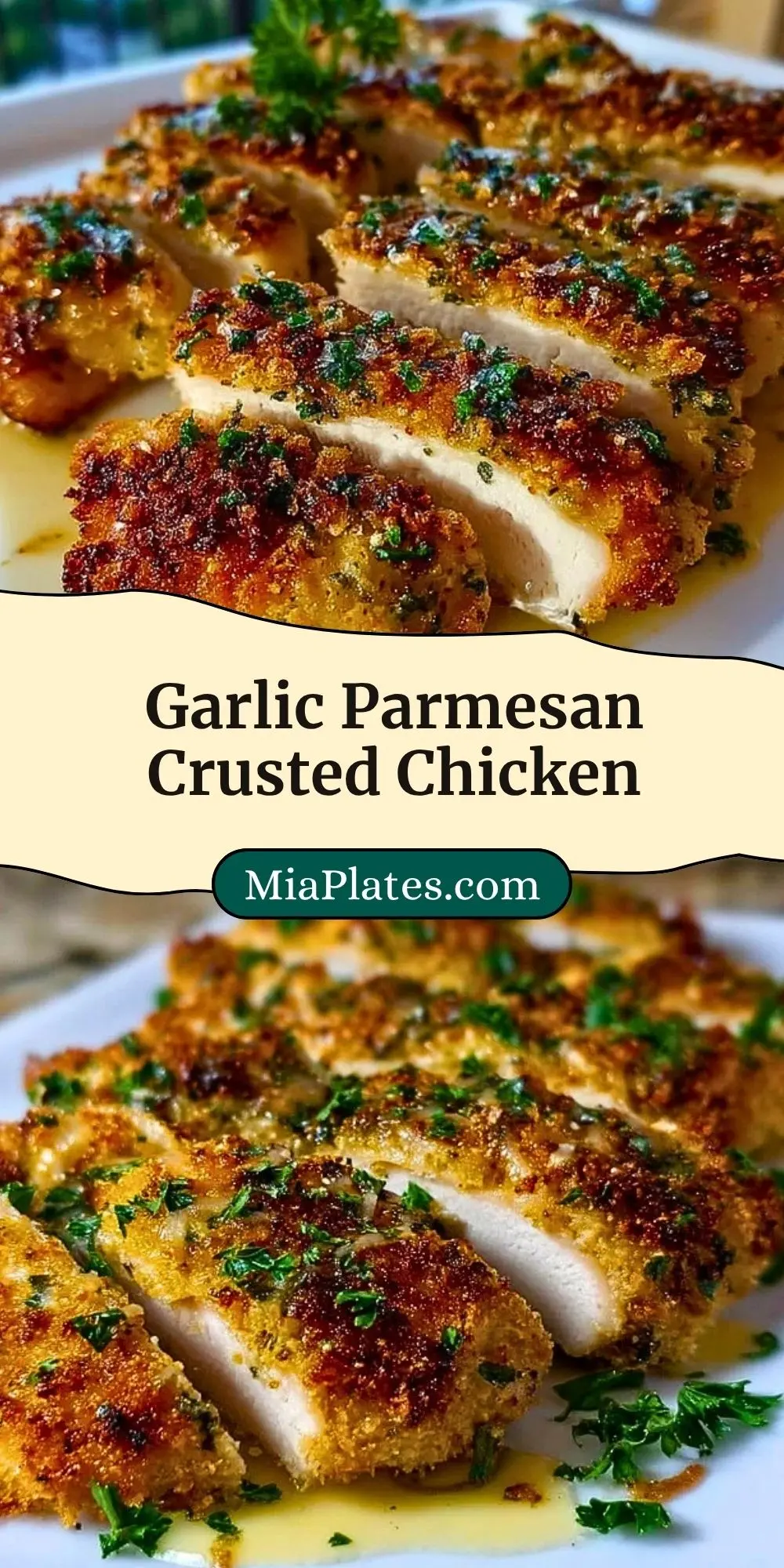 Garlic Parmesan Crusted Chicken Pin 2