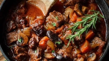 Hearty Beef & Mushroom Stew 1