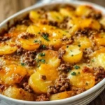 Hobo Casserole with Ground Beef & Potatoes 1