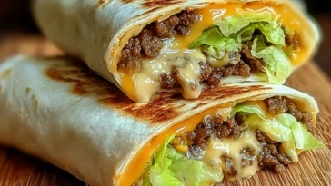 Homemade Big Mac Wraps 1