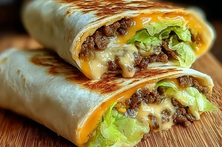 Homemade Big Mac Wraps 1