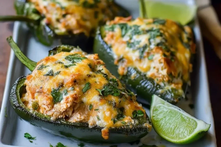 Homemade Chicken Stuffed Poblano Peppers 1
