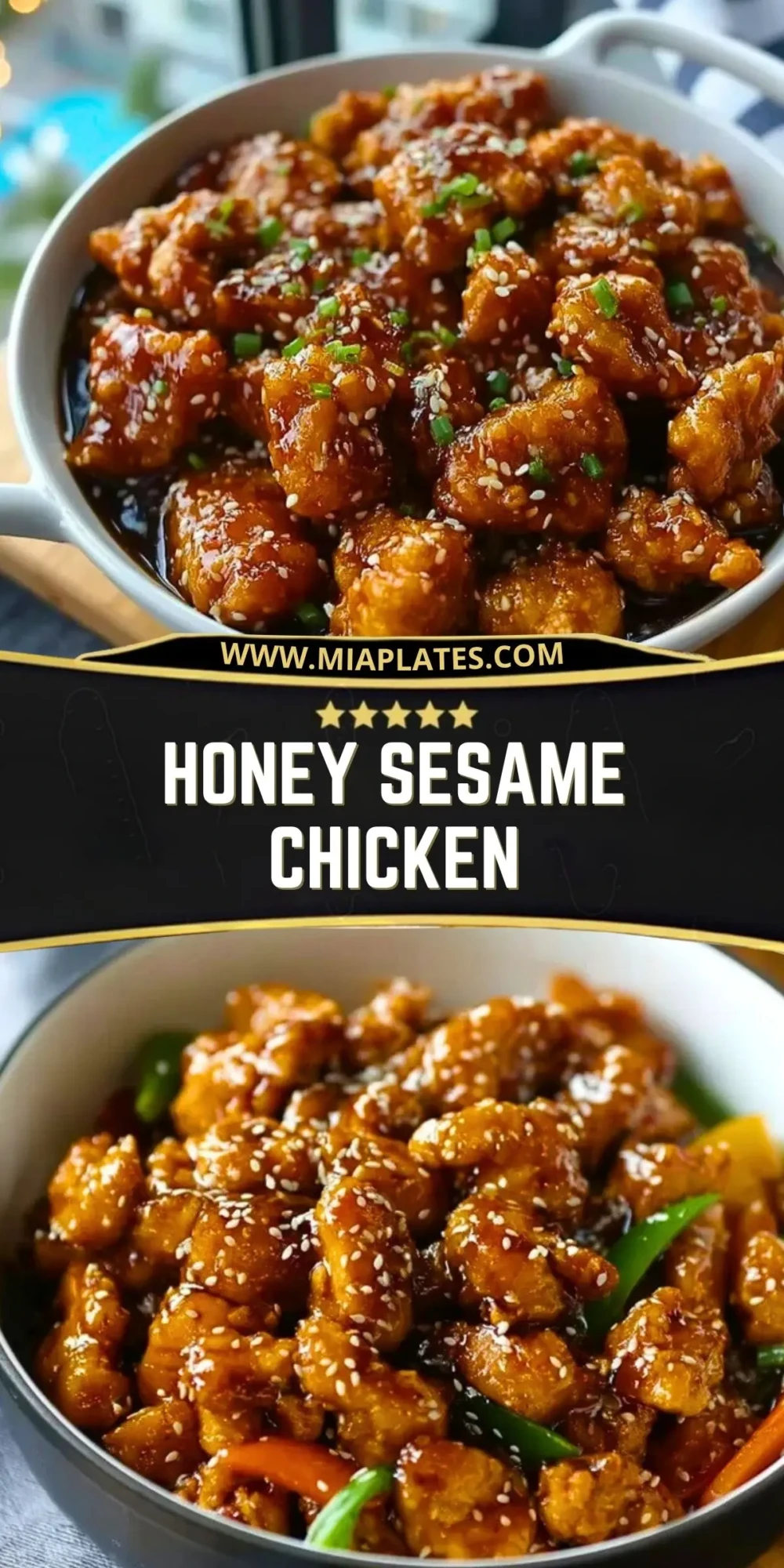 Honey Sesame Chicken Pin 1