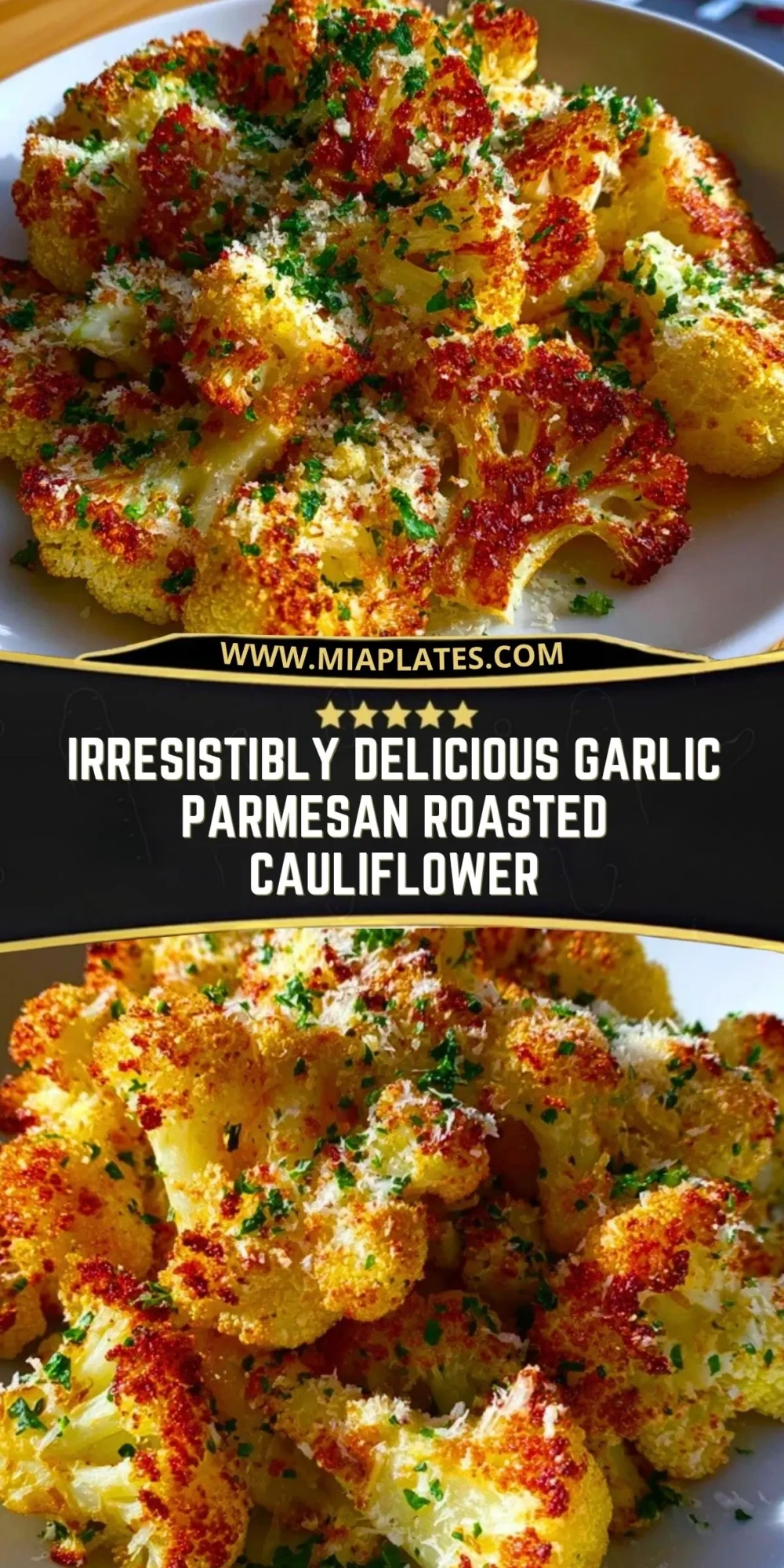 Irresistibly Delicious Garlic Parmesan Roasted Cauliflower (2)