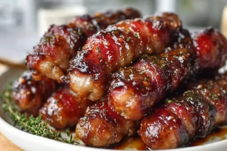 Irresistibly Sticky Pigs In Blankets