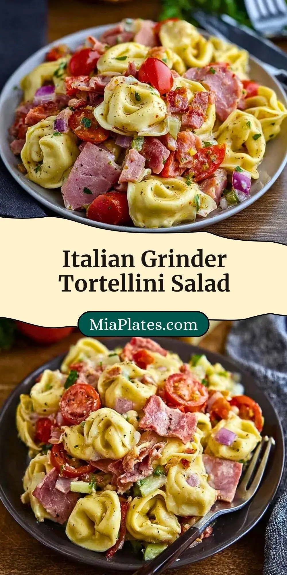 Italian Grinder Tortellini Salad (3)