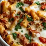 Italian Rigatoni Bake