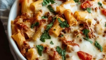 Italian Rigatoni Bake
