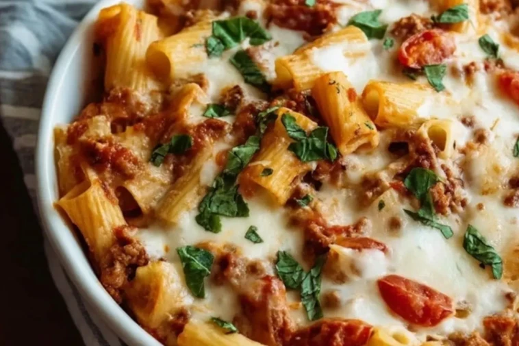 Italian Rigatoni Bake