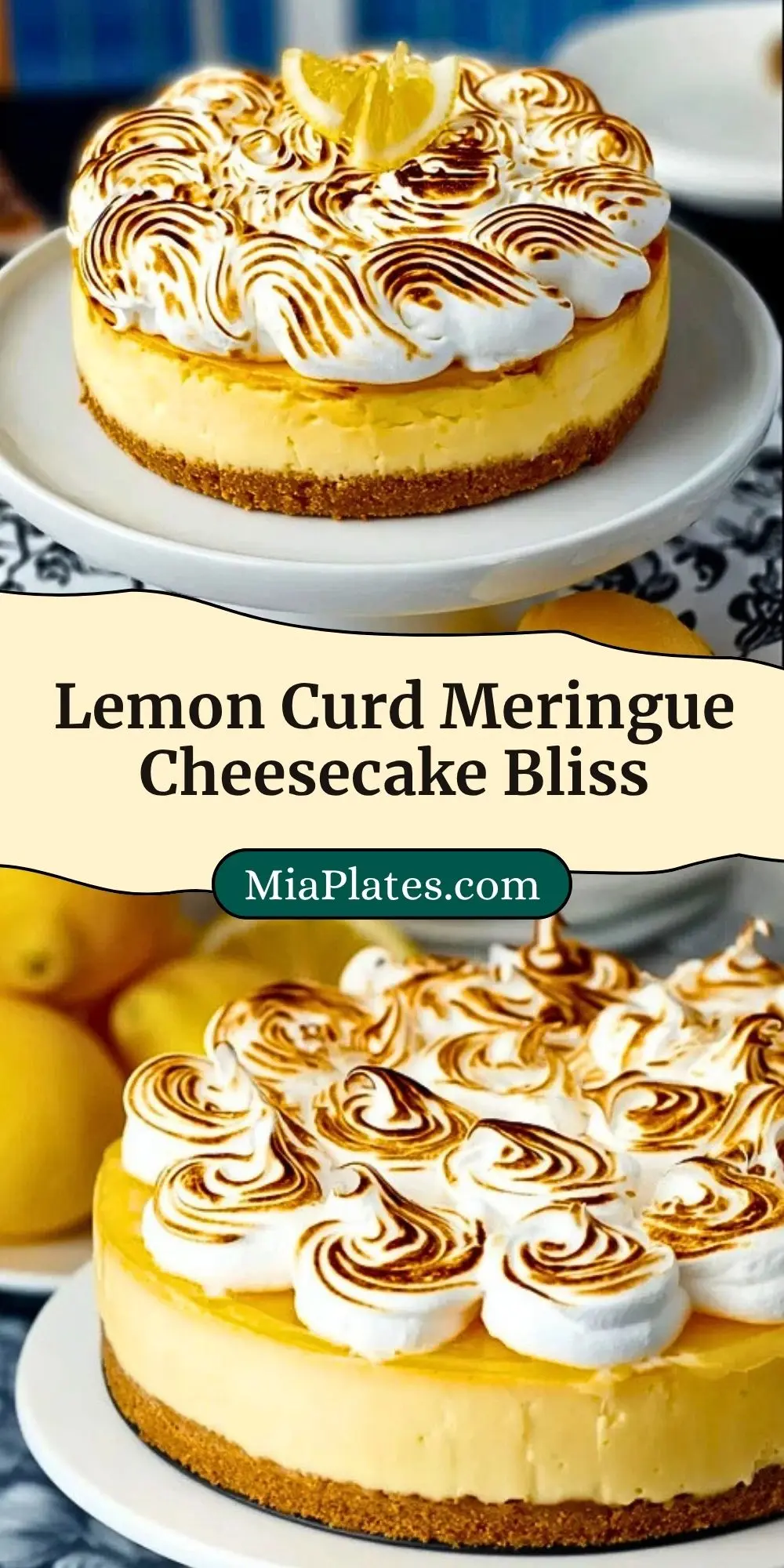 Lemon Curd Meringue Cheesecake Bliss Pin 2
