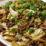 Low-Carb Mongolian Ground Beef and Cabbage 1