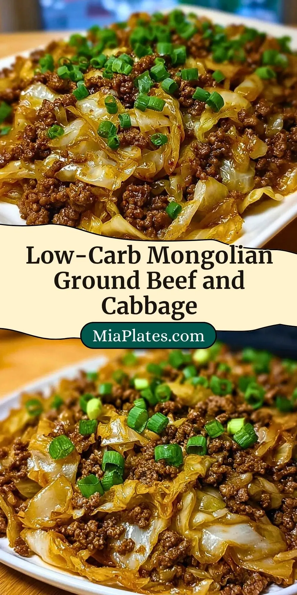 Low-Carb Mongolian Ground Beef and Cabbage Pin 2