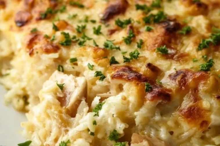 Mamaw's Chicken and Rice Casserole