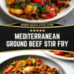 Mediterranean Ground Beef Stir Fry Pin 1