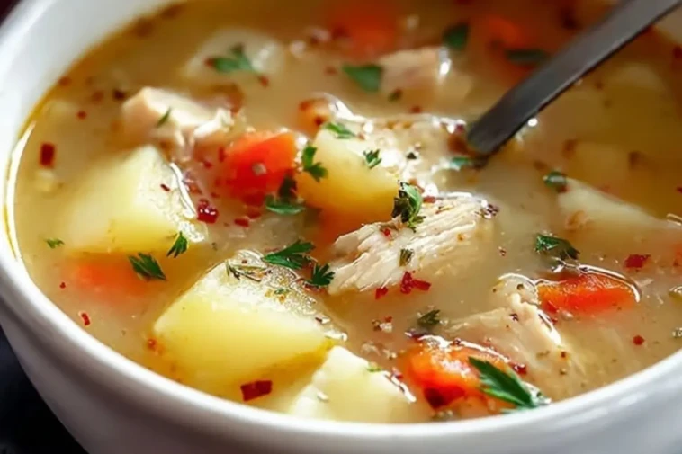 My Grandma's Secret Chicken Potato Soup