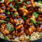 One-Pan Honey BBQ Chicken & Rice