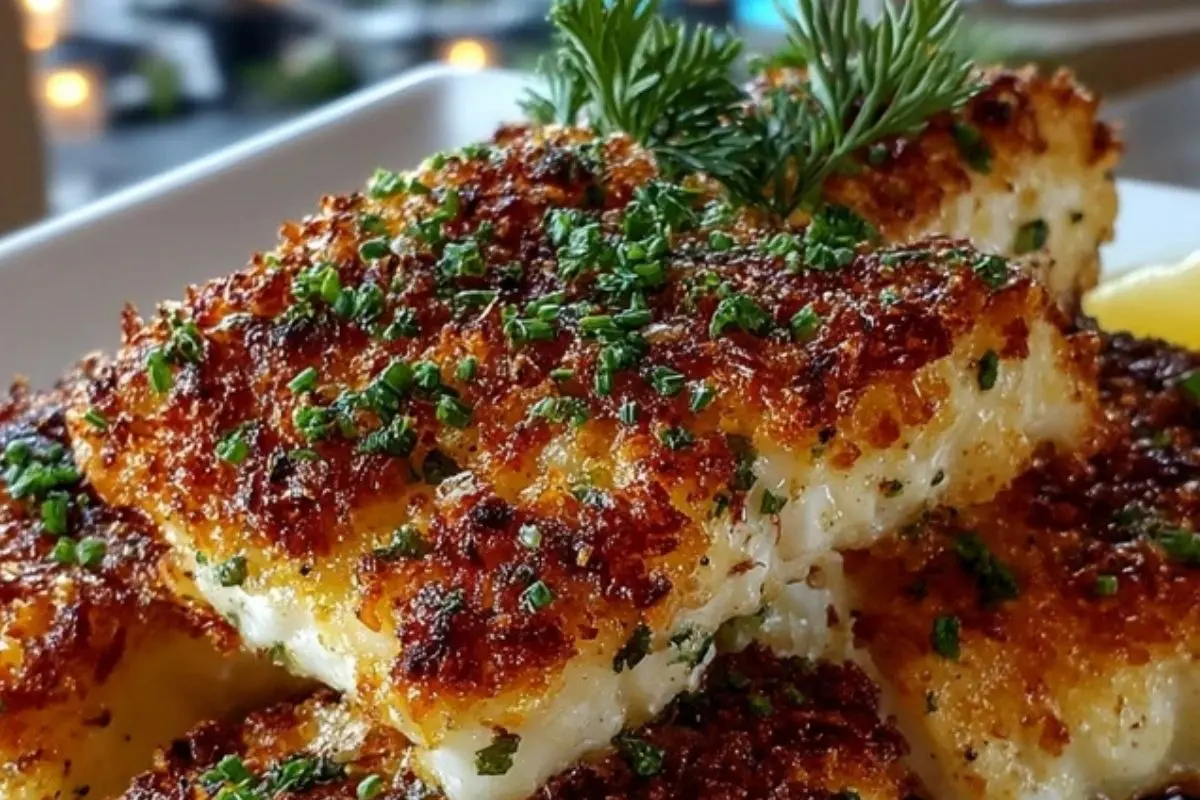 Parmesan Crusted Cod