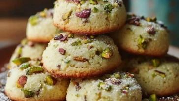Pistachio Wedding Cookies