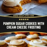 Pumpkin Sugar Cookies with Cream Cheese Frosting (2)